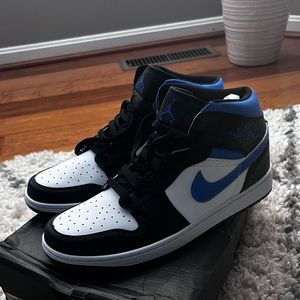 Air Jordan 1 Mid 'Racer Blue' 554724-140 - (M)US9.5